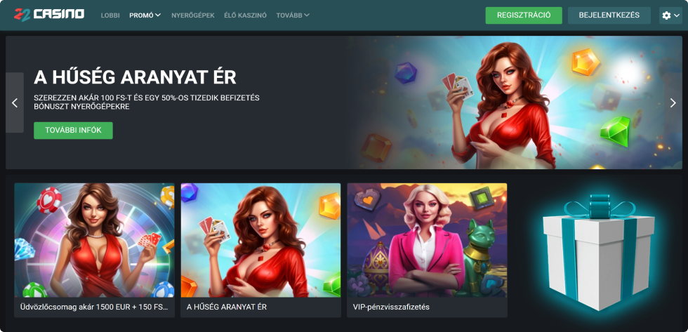 22Casino kasinoplattform
